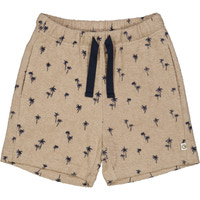Palm shorts med palmer - Cashmere/ Night blue